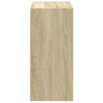 vidaXL Knižnica dub sonoma 68,5x32x68,5 cm kompozitné drevo – Obrázok 5