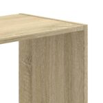 vidaXL Knižnica dub sonoma 68,5x32x68,5 cm kompozitné drevo – Obrázok 7