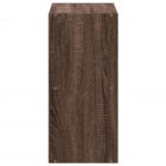 vidaXL Knižnica hnedý dub 68,5x32x68,5 cm kompozitné drevo – Obrázok 5