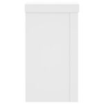 vidaXL Stojany na rastliny 2 ks biele 10x10x18 cm kompozitné drevo – Obrázok 5