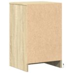 vidaXL Nočné stolíky s LED svetlami 2 ks dub sonoma kompozitné drevo – Obrázok 8