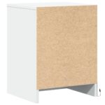 vidaXL Nočné stolíky s LED svetlami 2 ks biele kompozitné drevo – Obrázok 8