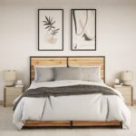 vidaXL Nočné stolíky s LED svetlami 2 ks dub sonoma kompozitné drevo – Obrázok 4