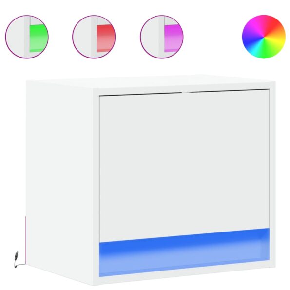 VXL8721102966415_a_en_hd_1.jpg vidaXL Nástenné nočné skrinky s LED osvetlením 2 ks biele – Obrázok 2
