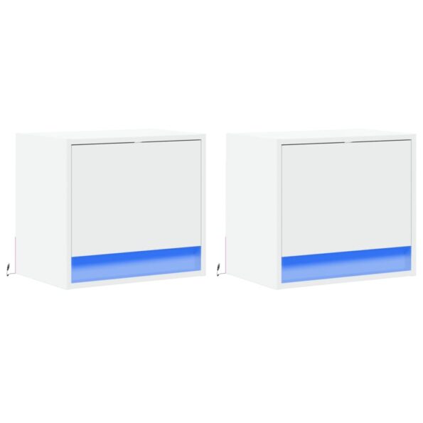 VXL8721102966415_g_en_hd_1.jpg vidaXL Nástenné nočné skrinky s LED osvetlením 2 ks biele – Obrázok 3