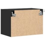 vidaXL Nástenné nočné skrinky s LED osvetlením 2 ks čierne – Obrázok 9