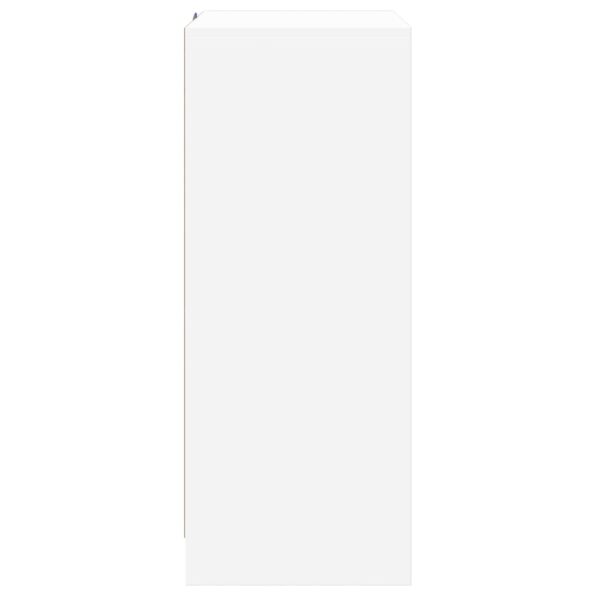 vidaXL Komoda s LED biela 77x34x85 cm kompozitné drevo – Obrázok 8