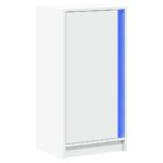 vidaXL Komoda s LED biela 77x34x85 cm kompozitné drevo – Obrázok 3