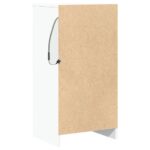 vidaXL Komoda s LED biela 77x34x85 cm kompozitné drevo – Obrázok 9