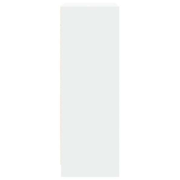 vidaXL Komoda s LED biela 77x34x100 cm kompozitné drevo – Obrázok 7