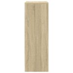 vidaXL Komoda s LED dub sonoma 77x34x100 cm kompozitné drevo – Obrázok 7