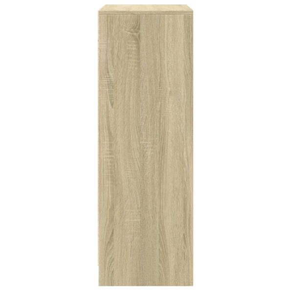 vidaXL Komoda s LED dub sonoma 77x34x100 cm kompozitné drevo – Obrázok 7