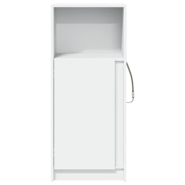 vidaXL Komoda s LED biela 42,5x34x100 cm kompozitné drevo – Obrázok 6