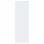 vidaXL Komoda s LED biela 42,5x34x100 cm kompozitné drevo – Obrázok 8