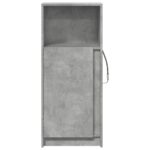 vidaXL Komoda s LED betónová sivá 42,5x34x100 cm kompozitné drevo – Obrázok 6