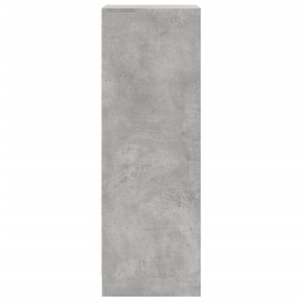 vidaXL Komoda s LED betónová sivá 42,5x34x100 cm kompozitné drevo – Obrázok 8