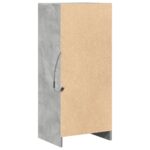 vidaXL Komoda s LED betónová sivá 42,5x34x100 cm kompozitné drevo – Obrázok 9