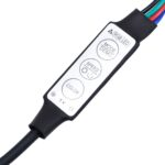 vidaXL Komoda s LED hnedý dub 72x34x61 cm kompozitné drevo – Obrázok 12