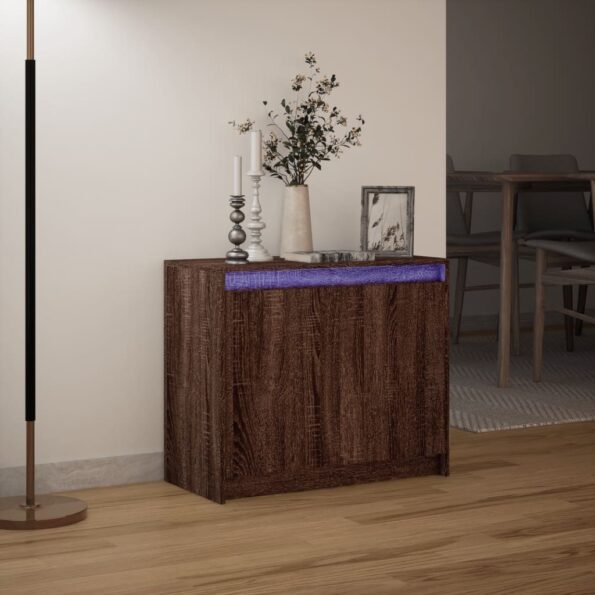 VXL8721102967443_g_en_hd_3.jpg vidaXL Komoda s LED hnedý dub 72x34x61 cm kompozitné drevo – Obrázok 5