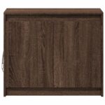 vidaXL Komoda s LED hnedý dub 72x34x61 cm kompozitné drevo – Obrázok 6