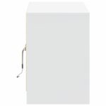 vidaXL TV stolík s LED biely 100x34x50 cm kompozitné drevo – Obrázok 7