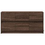 vidaXL TV stolík s LED hnedý dub 100x34x50 cm kompozitné drevo – Obrázok 6