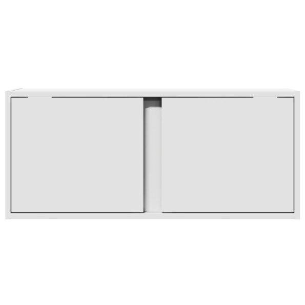 vidaXL TV nástenná skrinka s LED svetlami biela 80x31x35 cm – Obrázok 6