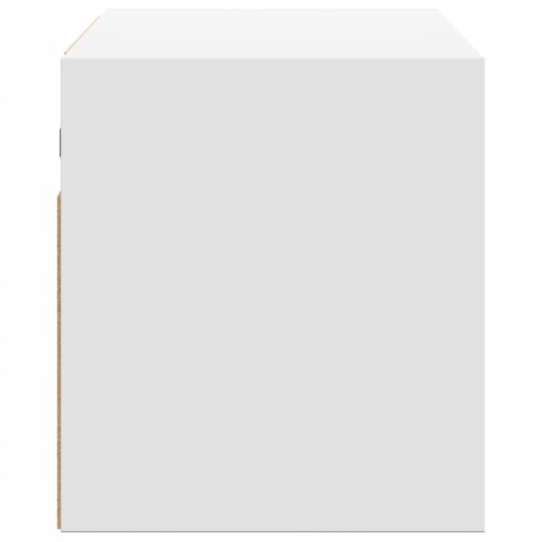 vidaXL TV nástenná skrinka s LED svetlami biela 100x31x35 cm – Obrázok 7