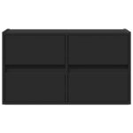 vidaXL TV nástenná skrinka s LED svetlami čierna 80x31x45 cm – Obrázok 6