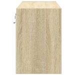 vidaXL TV nástenná skrinka s LED svetlami dub sonoma 80x31x45 cm – Obrázok 7