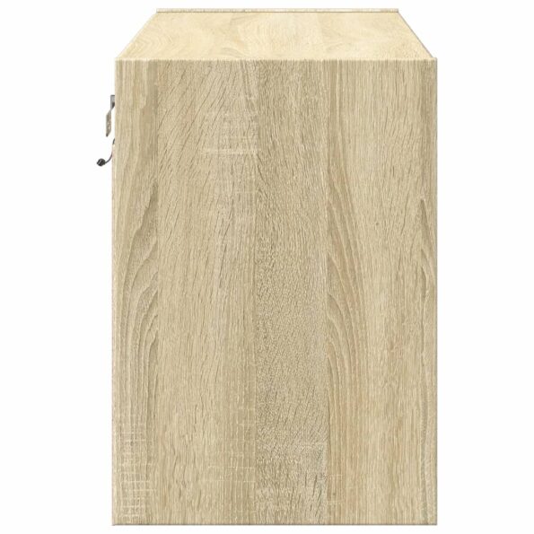 vidaXL TV nástenná skrinka s LED svetlami dub sonoma 80x31x45 cm – Obrázok 7