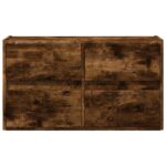 vidaXL TV nástenná skrinka s LED svetlami dymový dub 80x31x45 cm – Obrázok 6