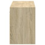 vidaXL TV nástenná skrinka s LED svetlami dub sonoma 130x31x45 cm – Obrázok 7