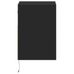 vidaXL TV nástenné skrinky s LED svetlami 2 ks čierne 41x31x45 cm – Obrázok 7