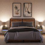 vidaXL TV nástenné skrinky s LED svetlami 2 ks dub sonoma 41x31x45 cm – Obrázok 5