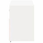 vidaXL TV nástenná skrinka s LED svetlami biela 100x31x45 cm – Obrázok 7