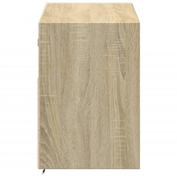 vidaXL TV nástenná skrinka s LED svetlami dub sonoma 100x31x45 cm – Obrázok 7