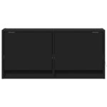 vidaXL TV nástenná skrinka s LED svetlami čierna 80x31x38 cm – Obrázok 6