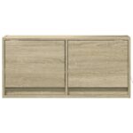 vidaXL TV nástenná skrinka s LED svetlami dub sonoma 80x31x38 cm – Obrázok 6