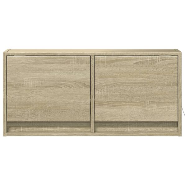 vidaXL TV nástenná skrinka s LED svetlami dub sonoma 80x31x38 cm – Obrázok 6