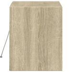 vidaXL TV nástenná skrinka s LED svetlami dub sonoma 80x31x38 cm – Obrázok 7