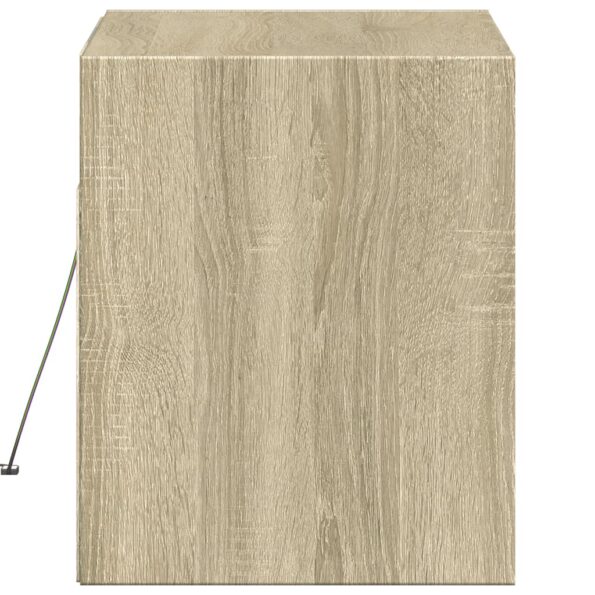 vidaXL TV nástenná skrinka s LED svetlami dub sonoma 80x31x38 cm – Obrázok 7