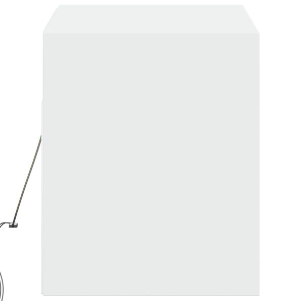vidaXL TV nástenná skrinka s LED svetlami biela 100x31x38 cm – Obrázok 7