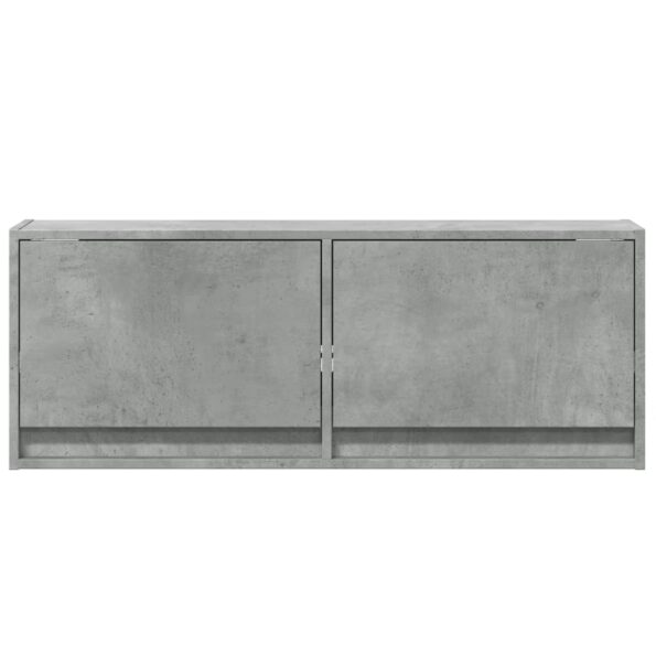 vidaXL TV nástenná skrinka s LED svetlami betónovo sivá 100x31x38 cm – Obrázok 6