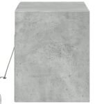 vidaXL TV nástenná skrinka s LED svetlami betónovo sivá 100x31x38 cm – Obrázok 7