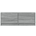 vidaXL TV nástenná skrinka s LED svetlami sivá sonoma 100x31x38 cm – Obrázok 6