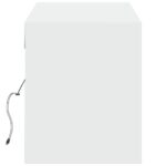 vidaXL TV nástenná skrinka s LED svetlami biela 140x31x38 cm – Obrázok 7