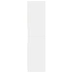 vidaXL Šatník biely 80x50x200 cm kompozitné drevo – Obrázok 5