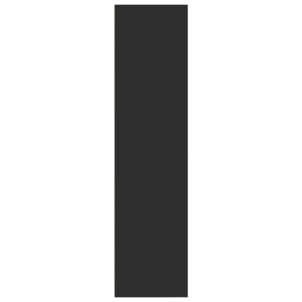 vidaXL Šatník čierny 80x50x200 cm kompozitné drevo – Obrázok 5