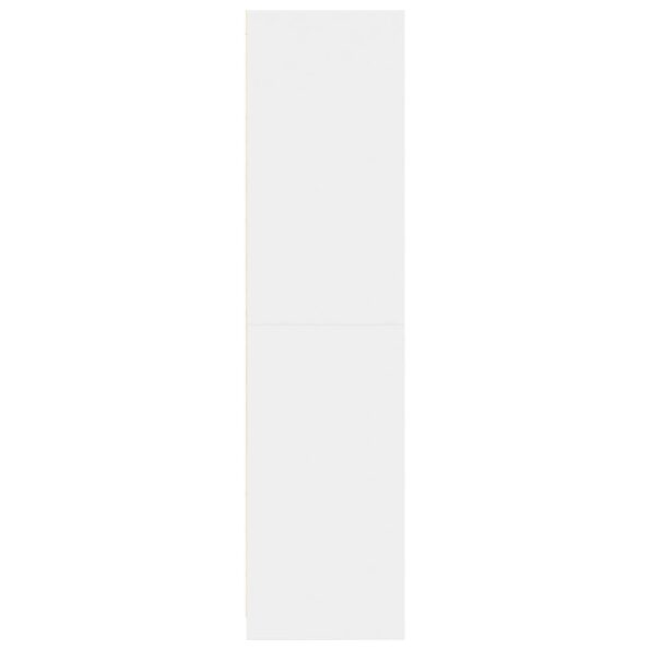 vidaXL Šatník, biely 50x50x200 cm, kompozitné drevo – Obrázok 5